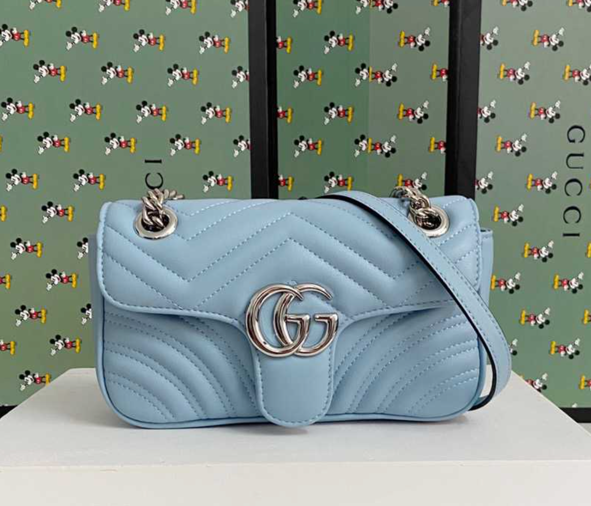 Gucci GG Marmont -Silver buckle(Replica)