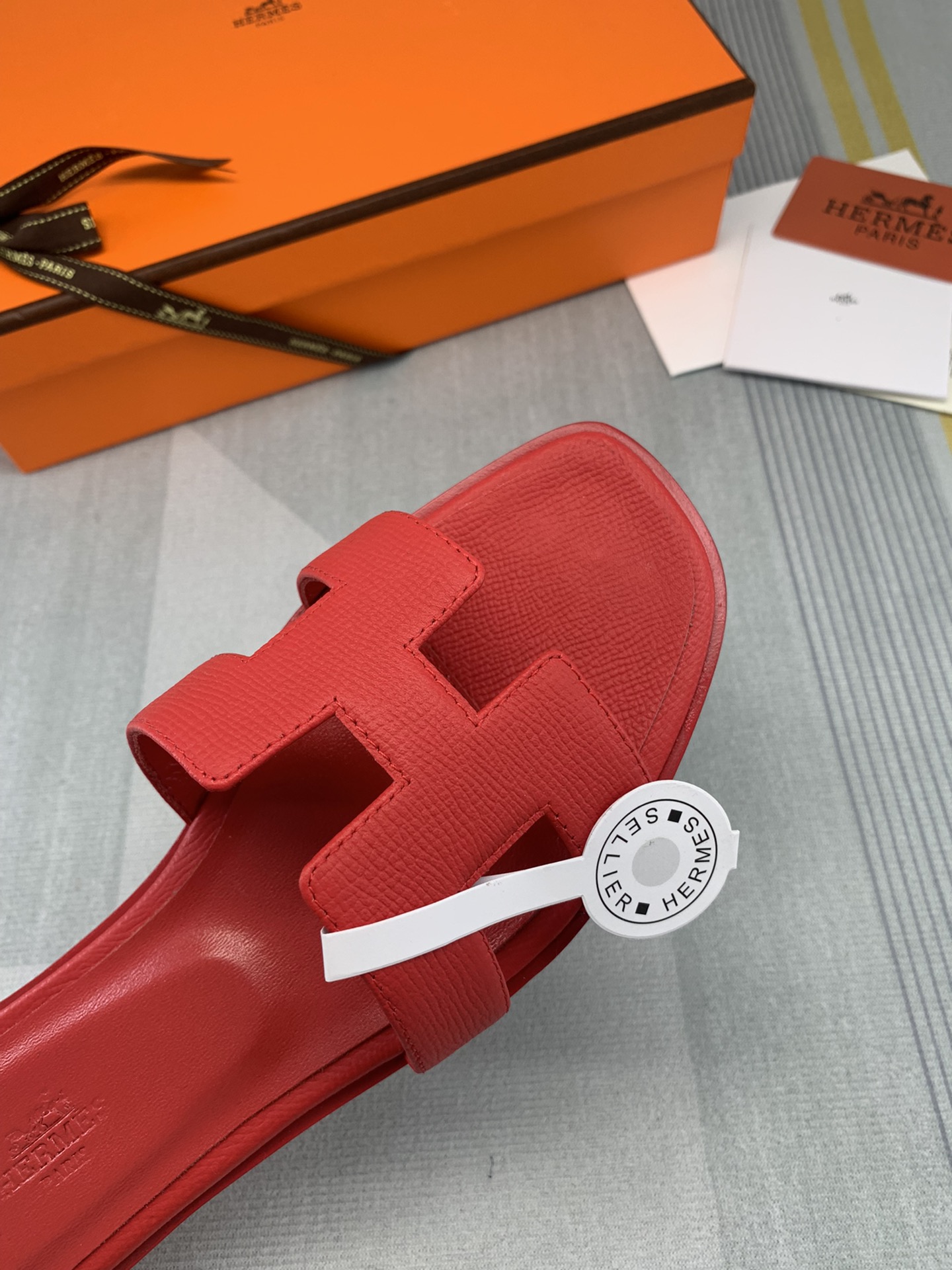 TOP HERMES  Sandals - Red