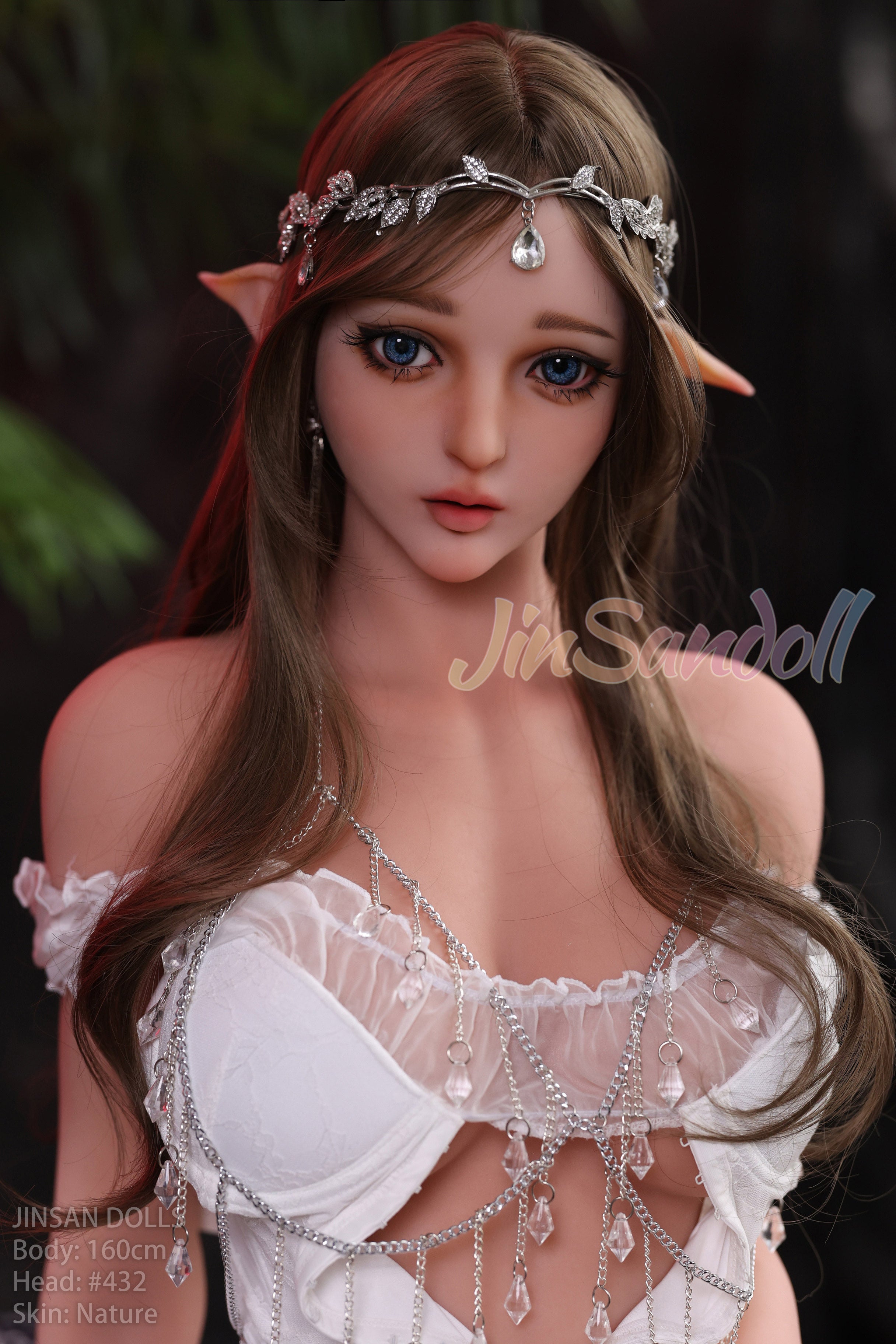 160cm/5ft3 B-cup TPE Beautiful Small Boobs Sex Doll with #432 Head