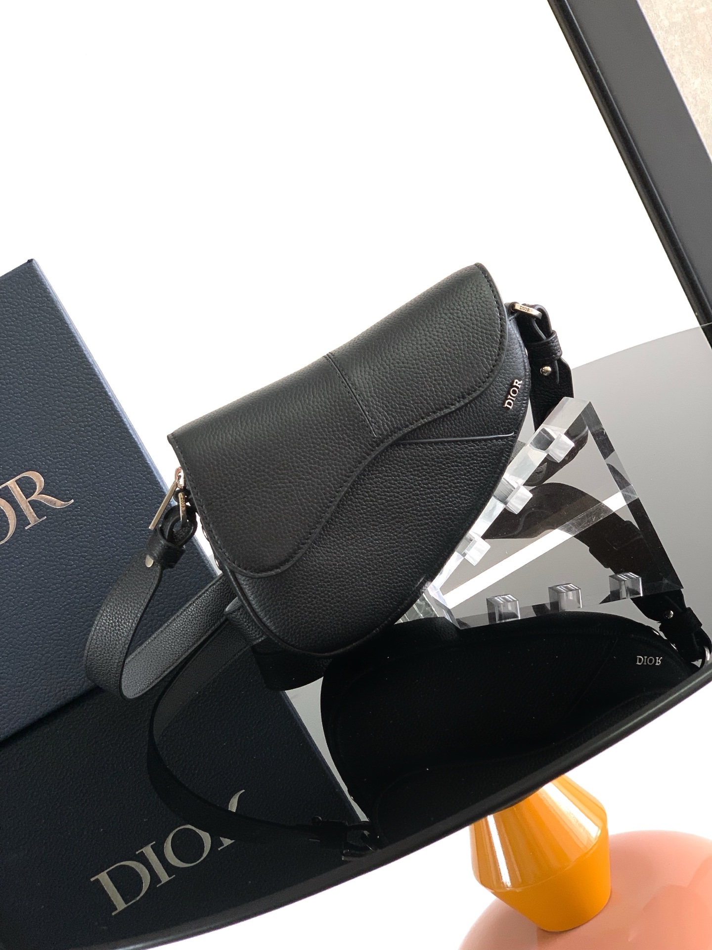 TOP Christian Dior Men's Saddle  Bag 19.5 x 15 x 5.5 cm - 2 Colors