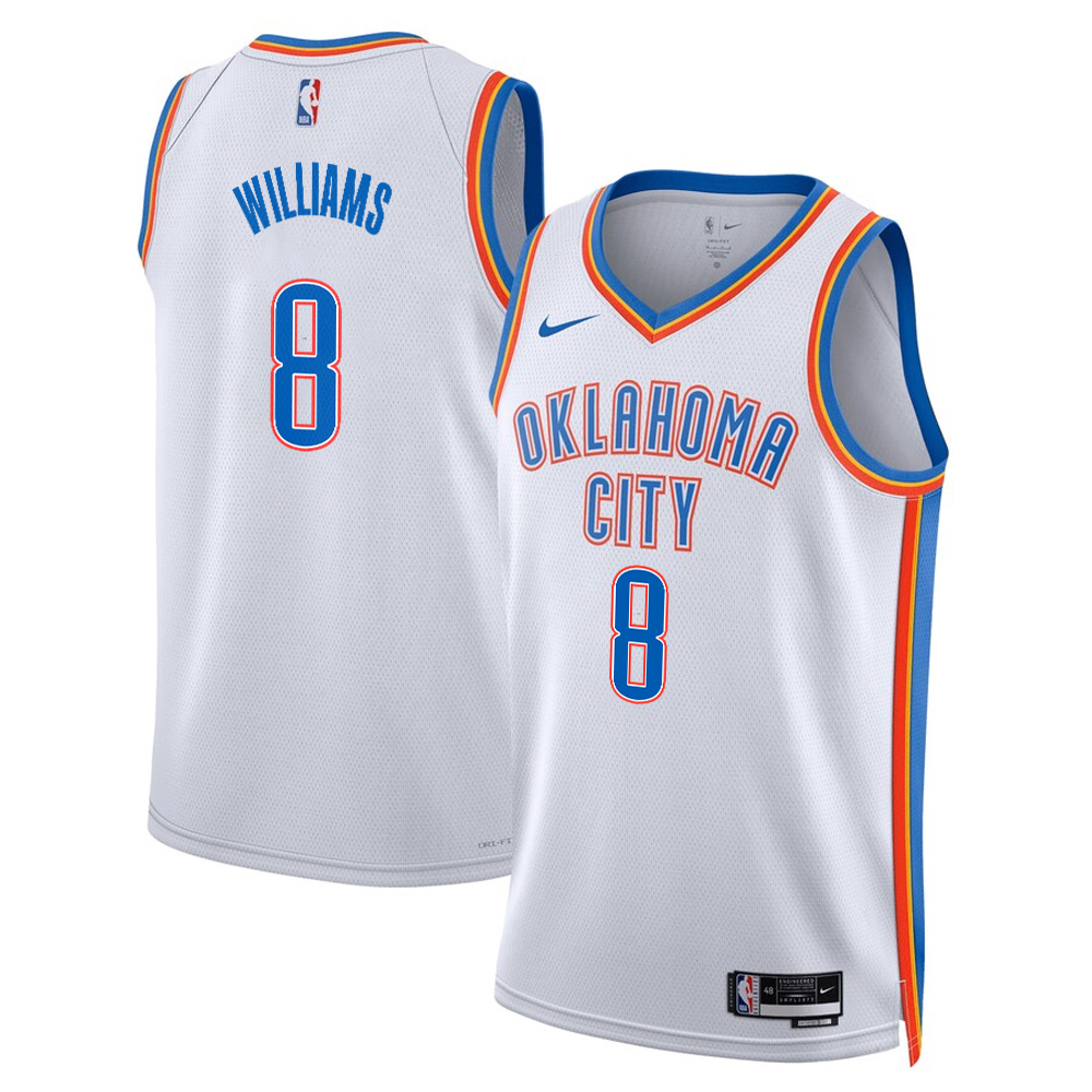 Jalen Williams Oklahoma City Thunder White Jersey