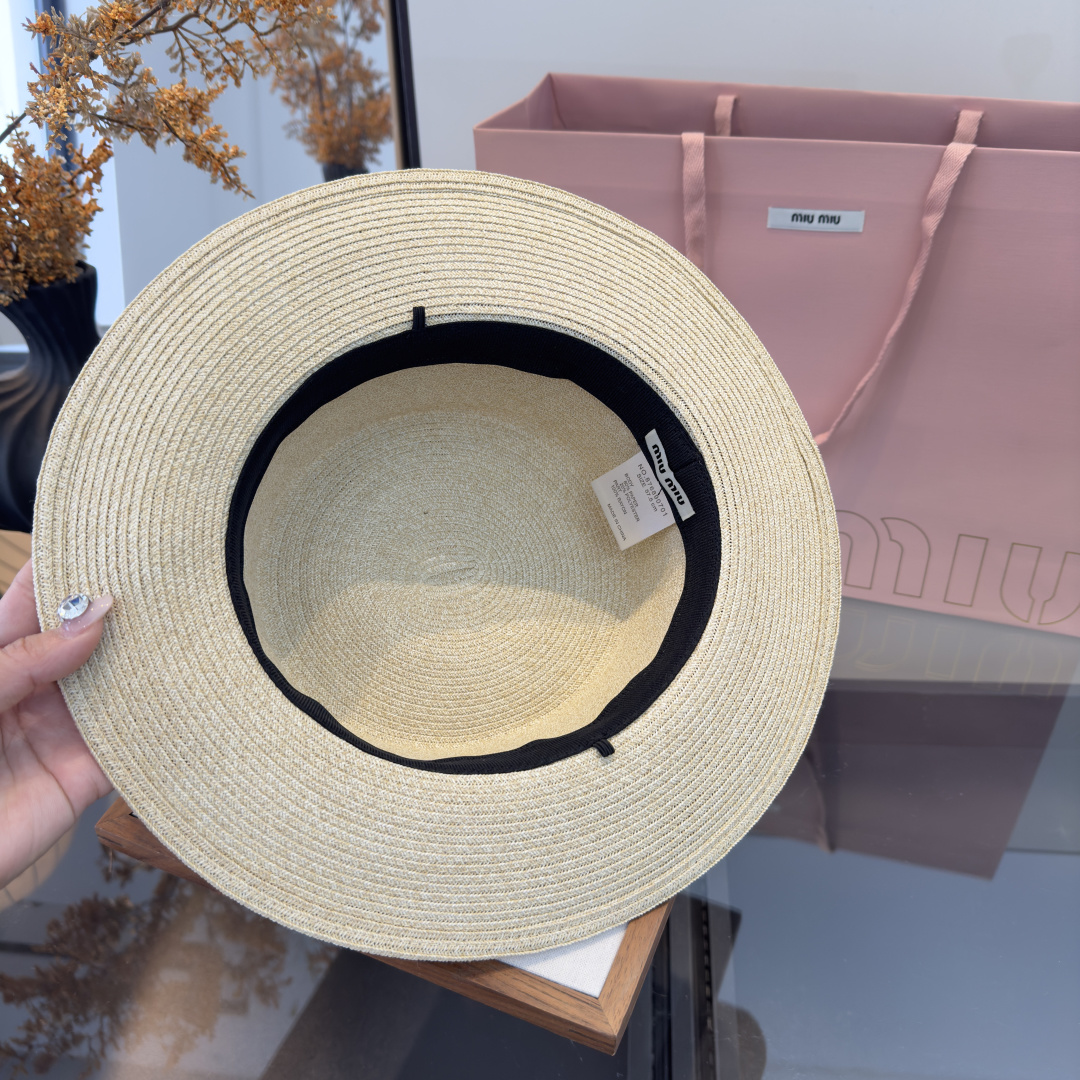 TOP Miu Miu Straw Hat - 2 Color
