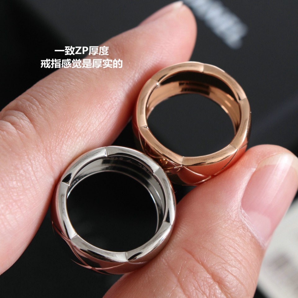 TOP CHANEL Argyle Ring - 3 Colors