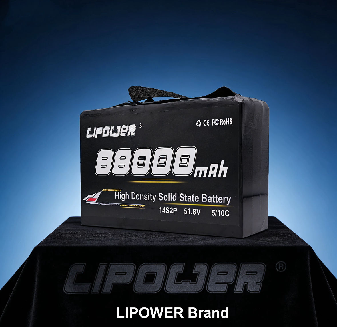 OEM/ODM wholesale 30000mAh-88000mAh semi-solid 8/4/6S lithium battery - lipowbattery