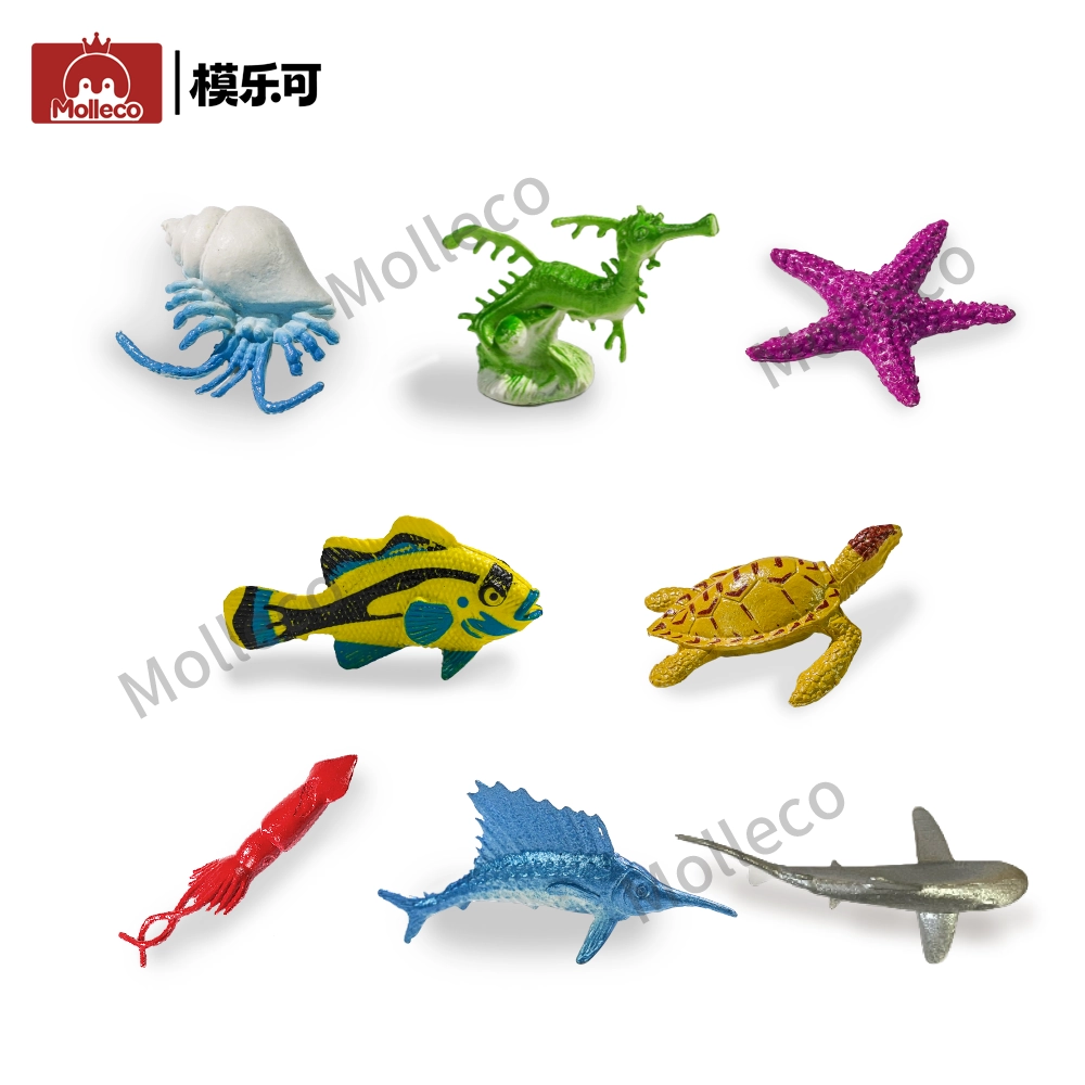 Molleco Marine Animal Figure Toys for Kids and Children Sea Turtle CP047