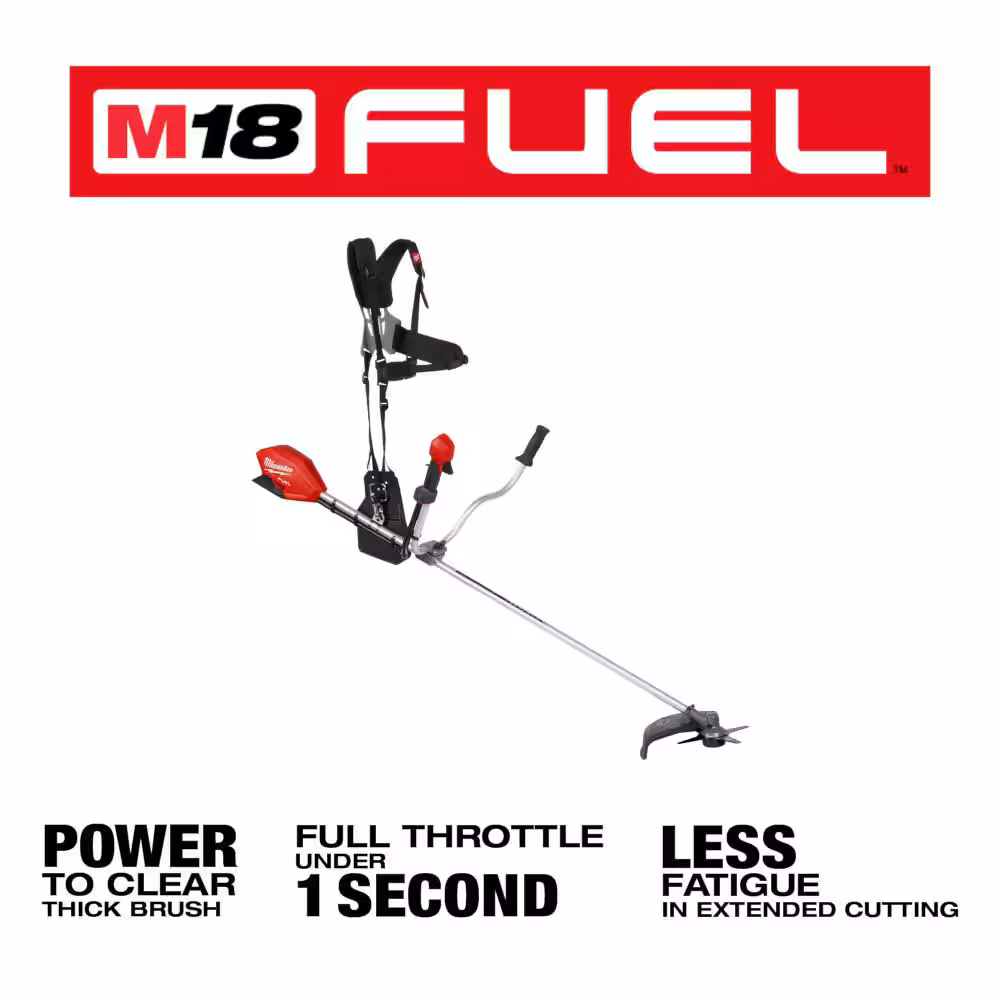 M18 FUEL 18-Volt Lithium-Ion Brushless Cordless Brush Cutter with 8.0 Ah High Output Battery