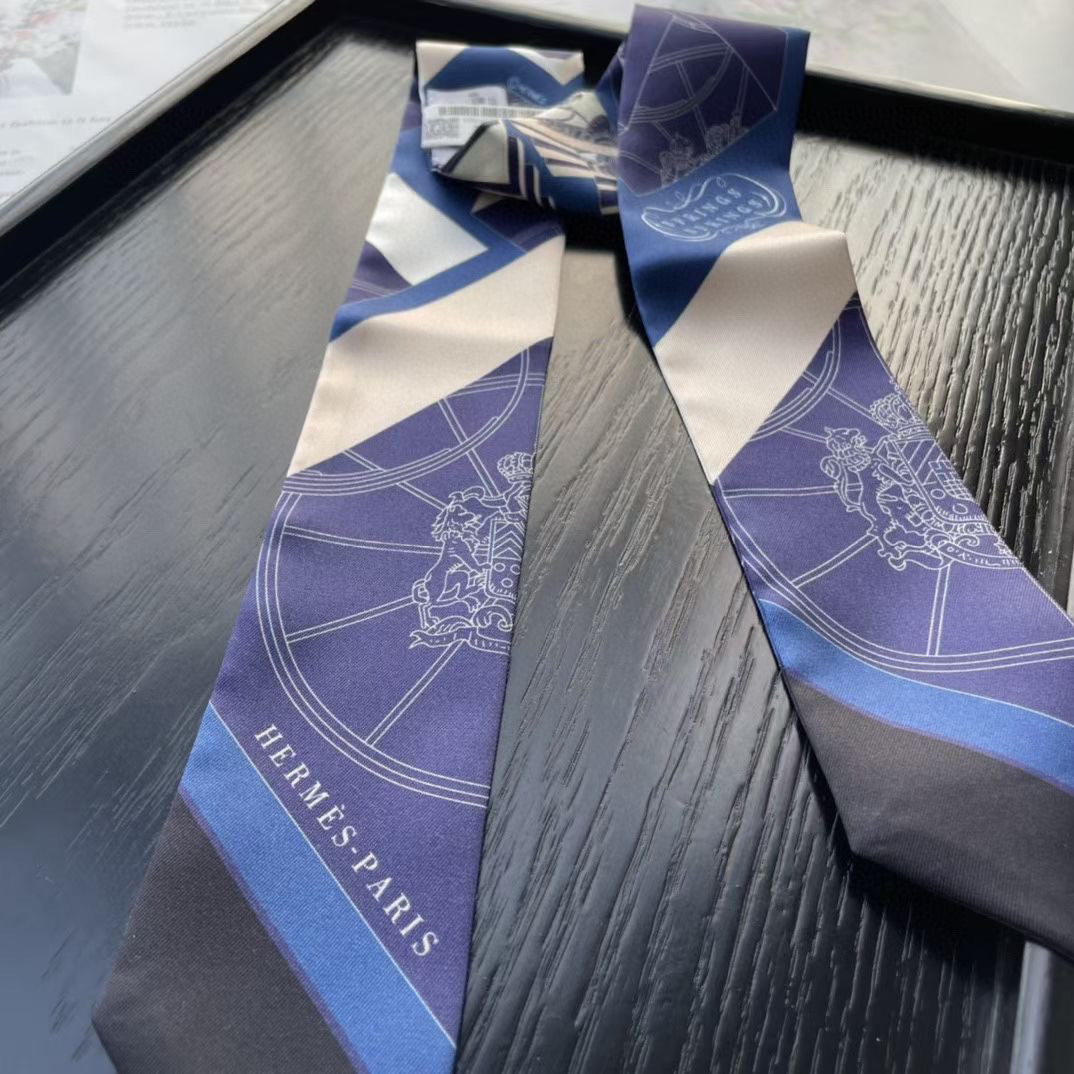 TOP HERMES Twilly Springs Springs Twilly 86 x 5 cm - Four Colours