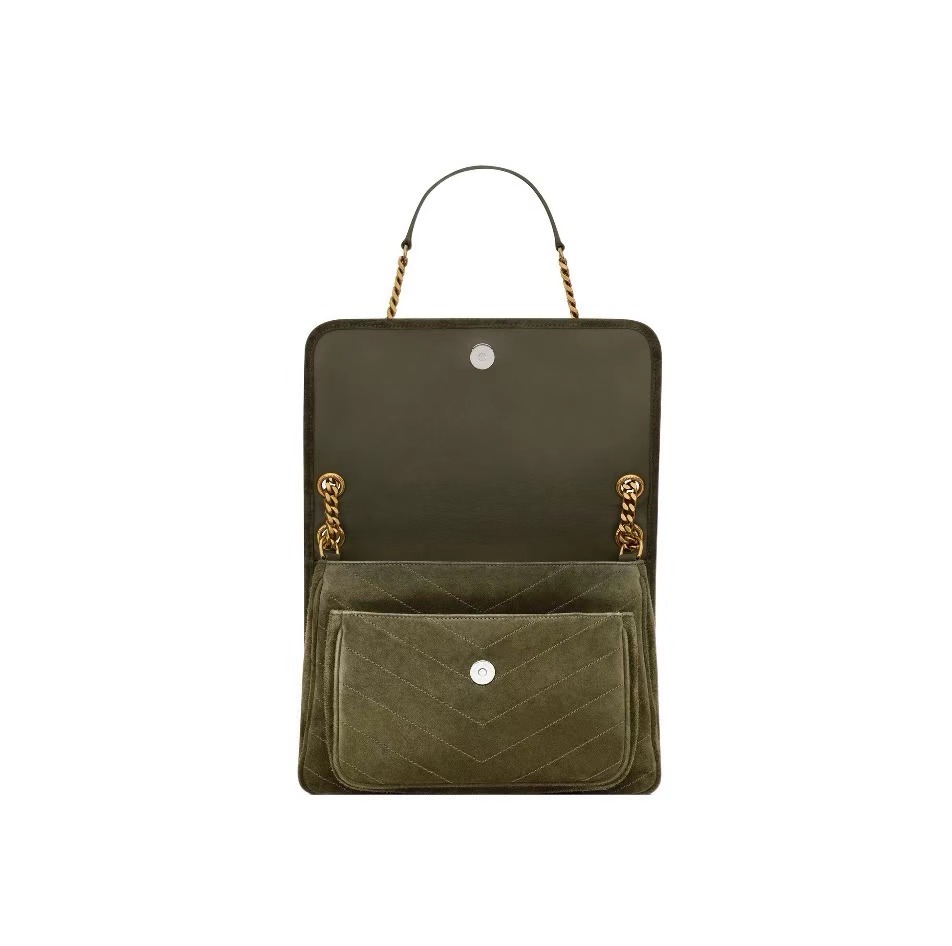 Saint Laurent YSL Niki Quilted Suede Handbag (Replica)