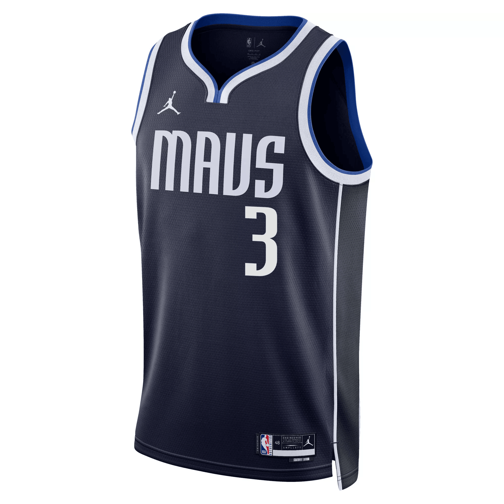 Anthony Davis 3 Dallas Mavericks 2024/25 Statement Edition Swingman Jersey – Navy