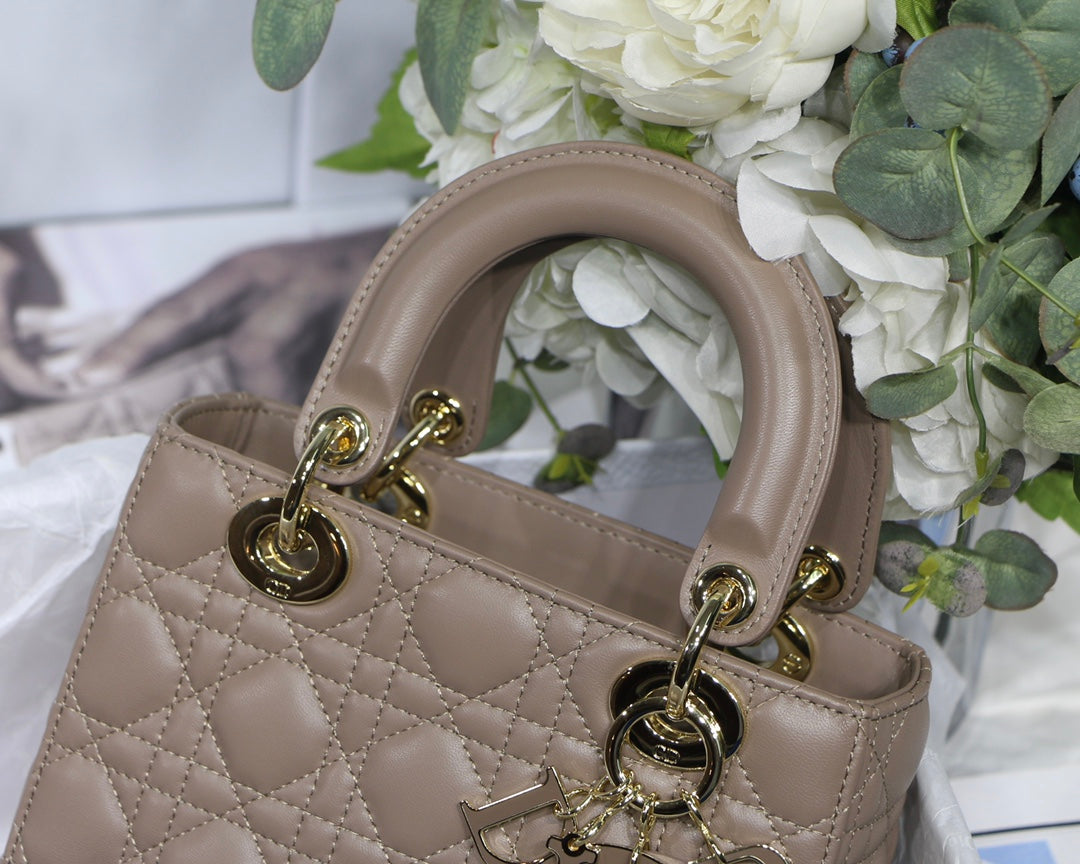 TOP Christian Dior Lady Christian Dior Bag ABC-Small - Taupe