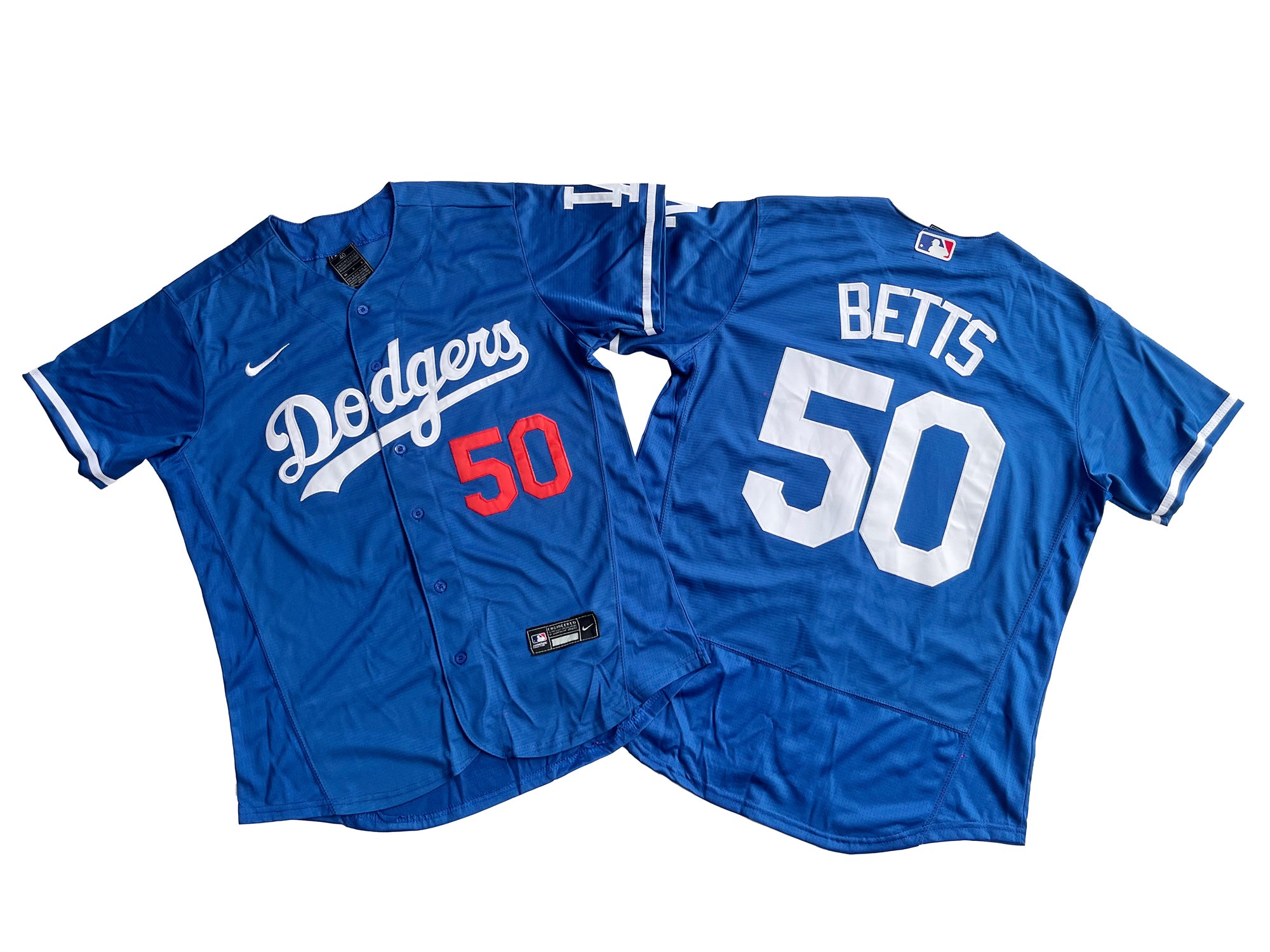 Los Angeles Dodgers 50# Mookie Betts Flexbase Royal Blue Jersey