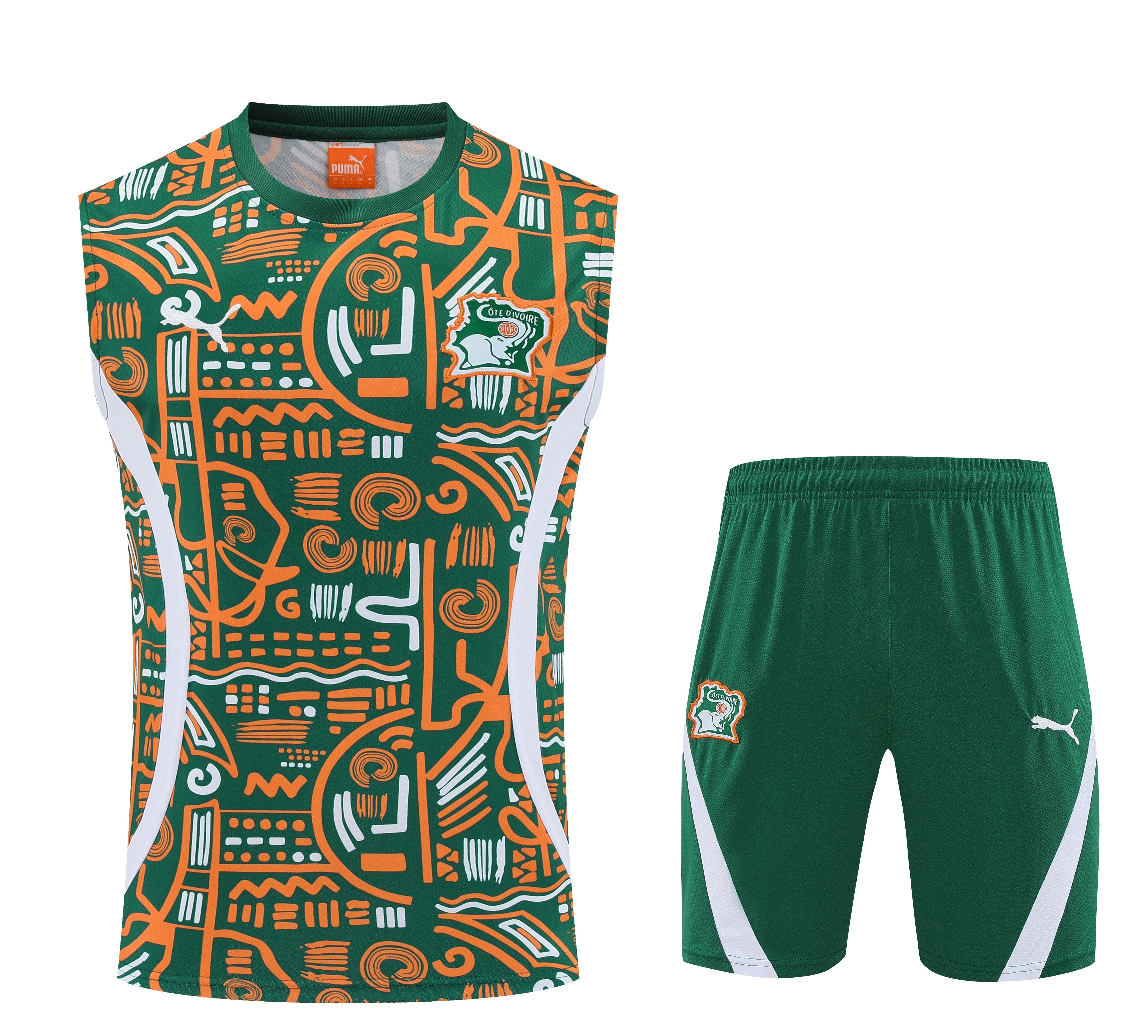 Ivory Coast Pre-Match Training Vest Kits 25-26