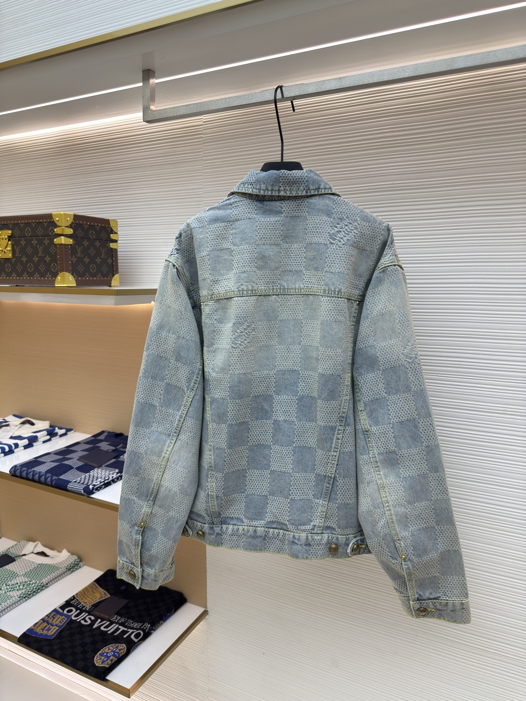 LOUIS VUITTON 棋盘格牛仔外套