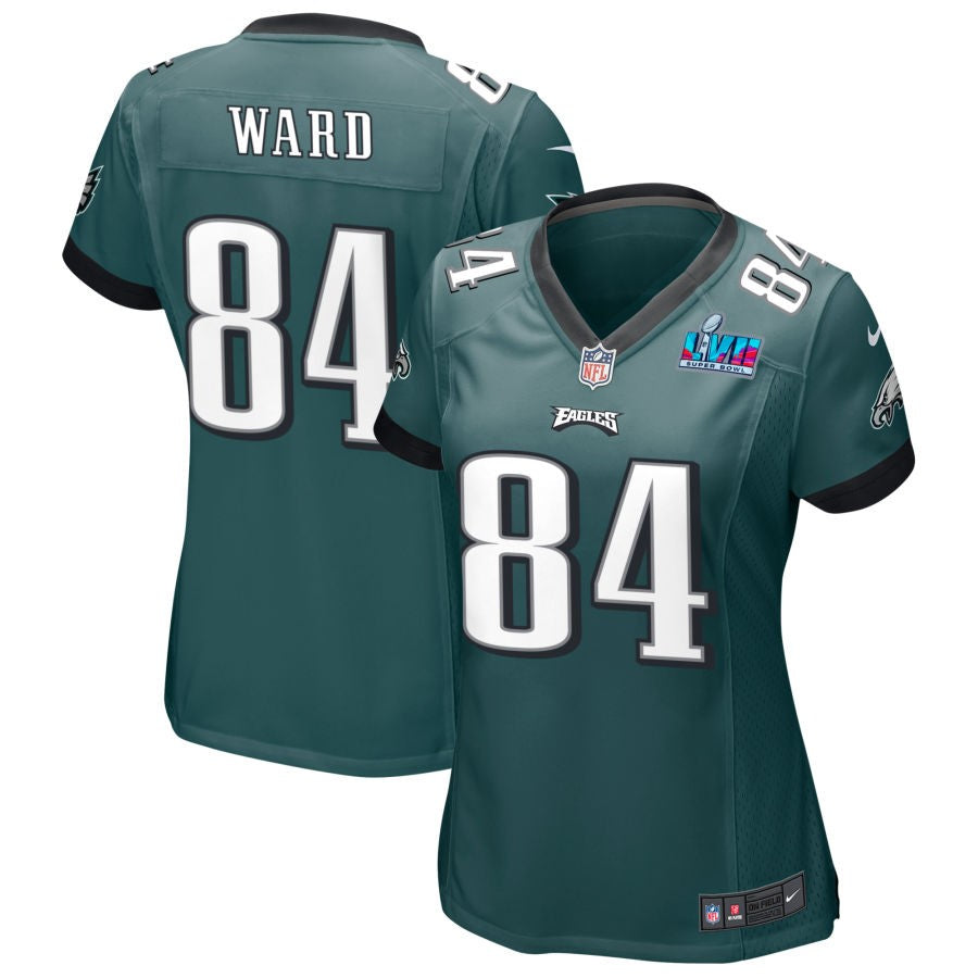 Greg Ward Philadelphia Eagles  Women's Super Bowl LVII Game Jersey - Midnight Green