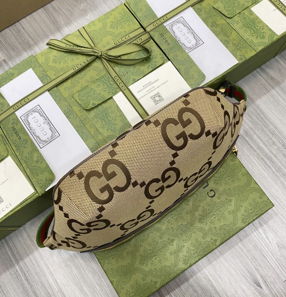 Gucci Canvas And leather Crossbody Shoulder Bag(Replica)