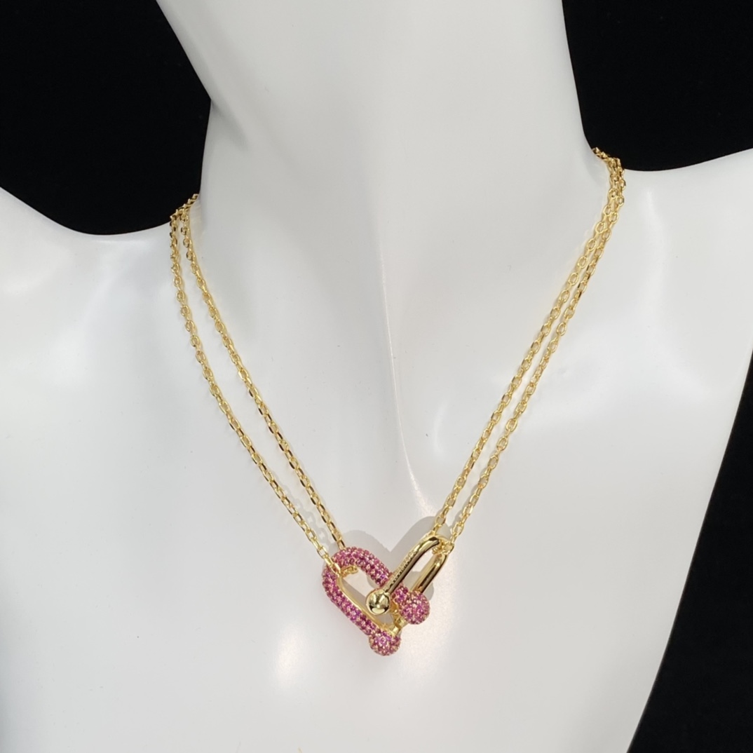 TOP Tiffany & Co. Lock Necklace