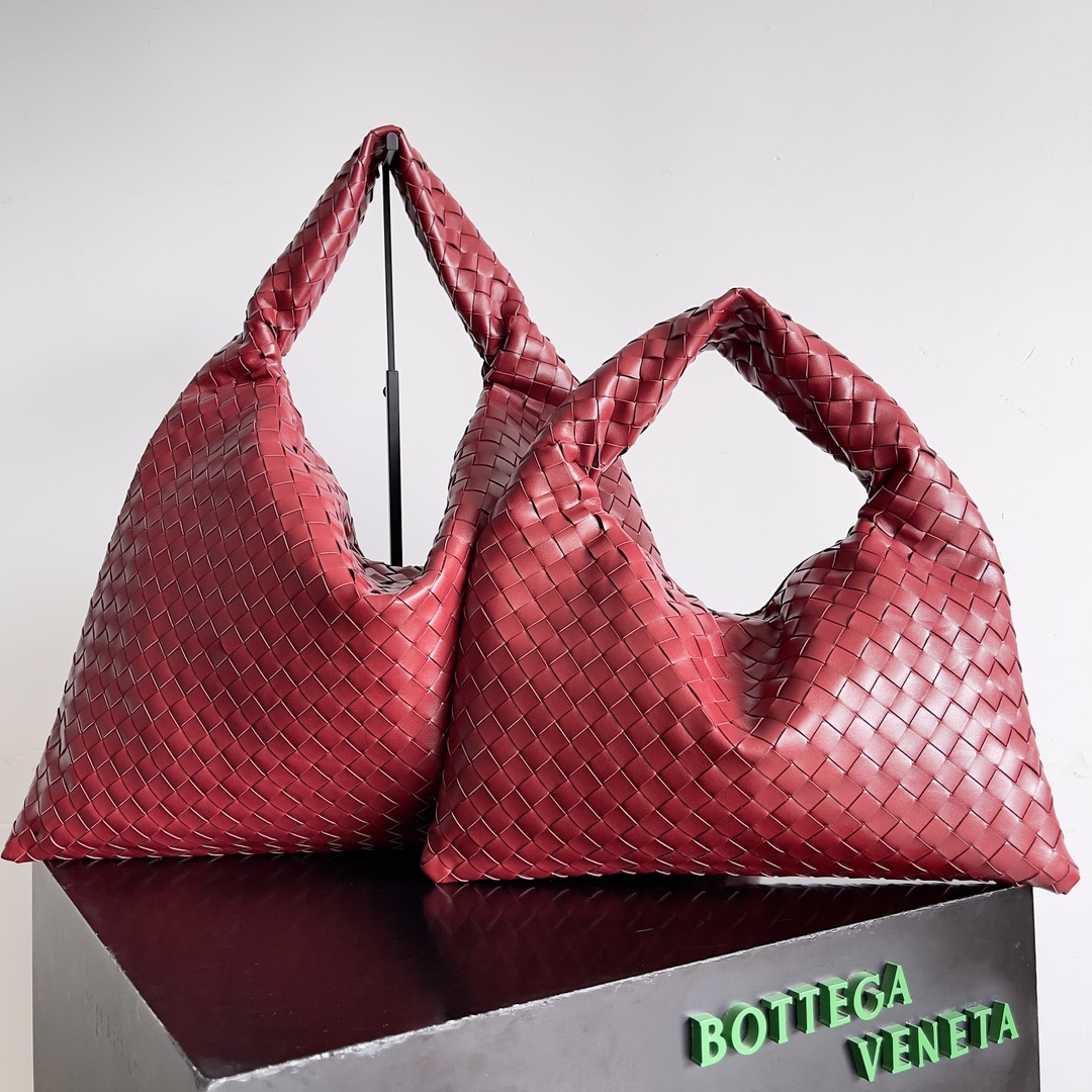 TOP Bottega Veneta BV Leather Hop Bag 41x20.5x7.5cm/54x24x13cm - Red