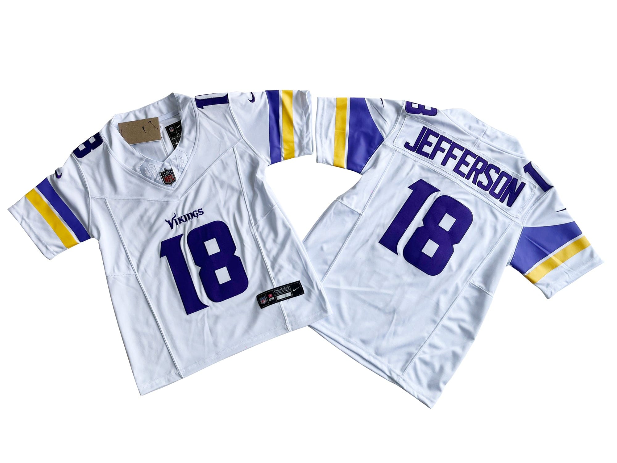 Minnesota Vikings 18# Justin Jefferson  Youth Vapor F.U.S.E. Limited Jersey