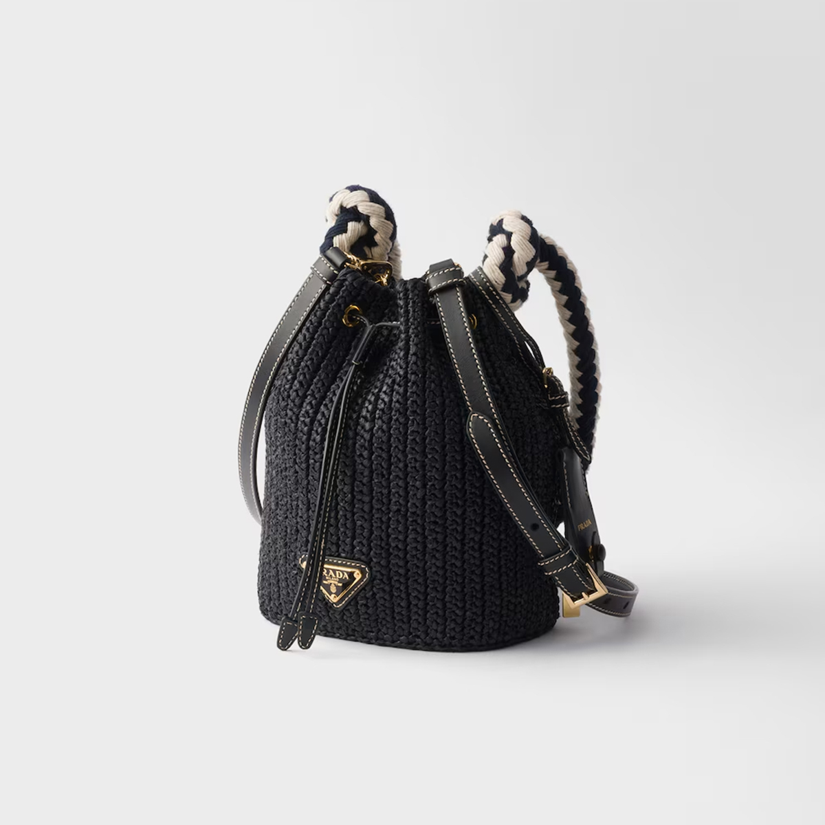 Prada Crochet mini bucket bag(7A regular version)