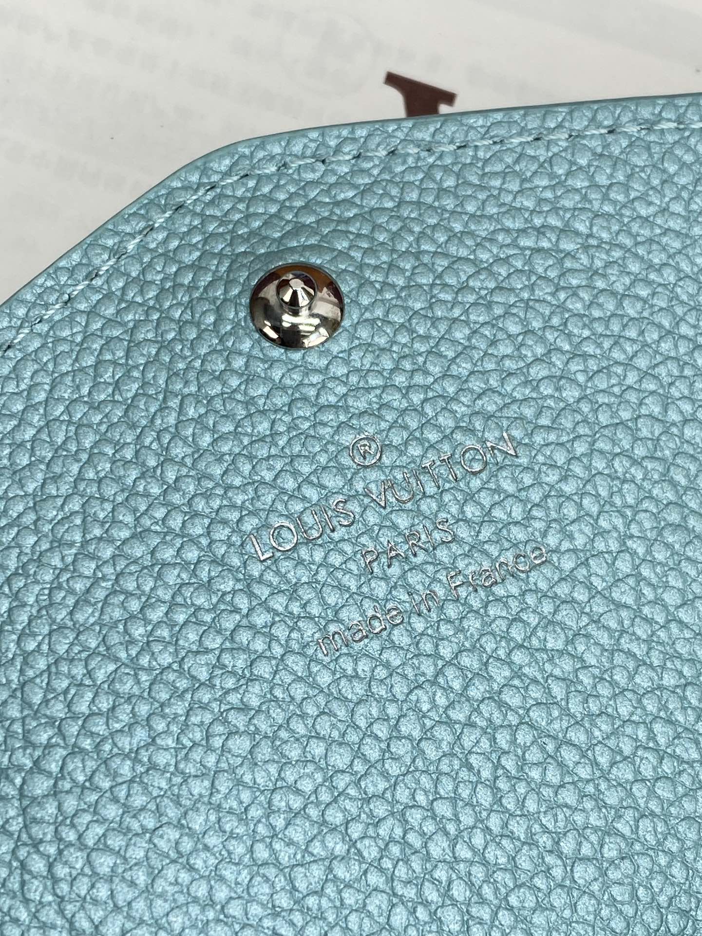 TOP Louis Vuitton LV Ski Sarah Wallet 19x10.5x2cm - Pearlescent Blue