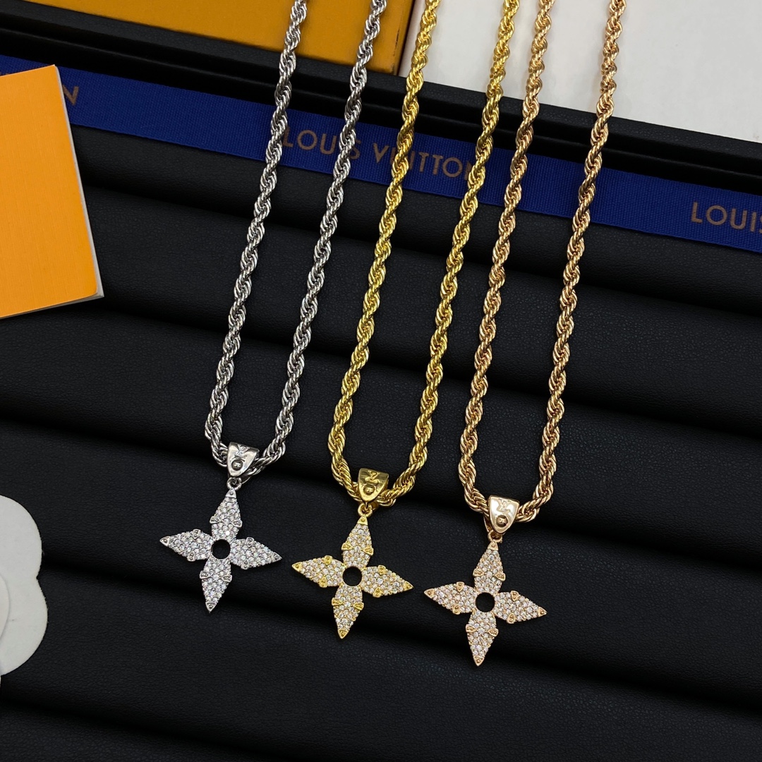 TOP Louis Vuitton LV Necklaces - 3 Colour