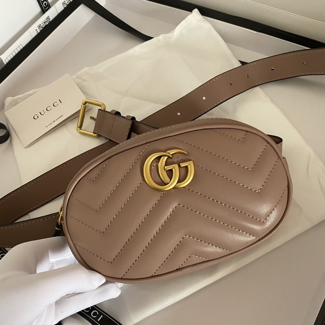 Gucci GG Marmont Waist Bag(Replica)