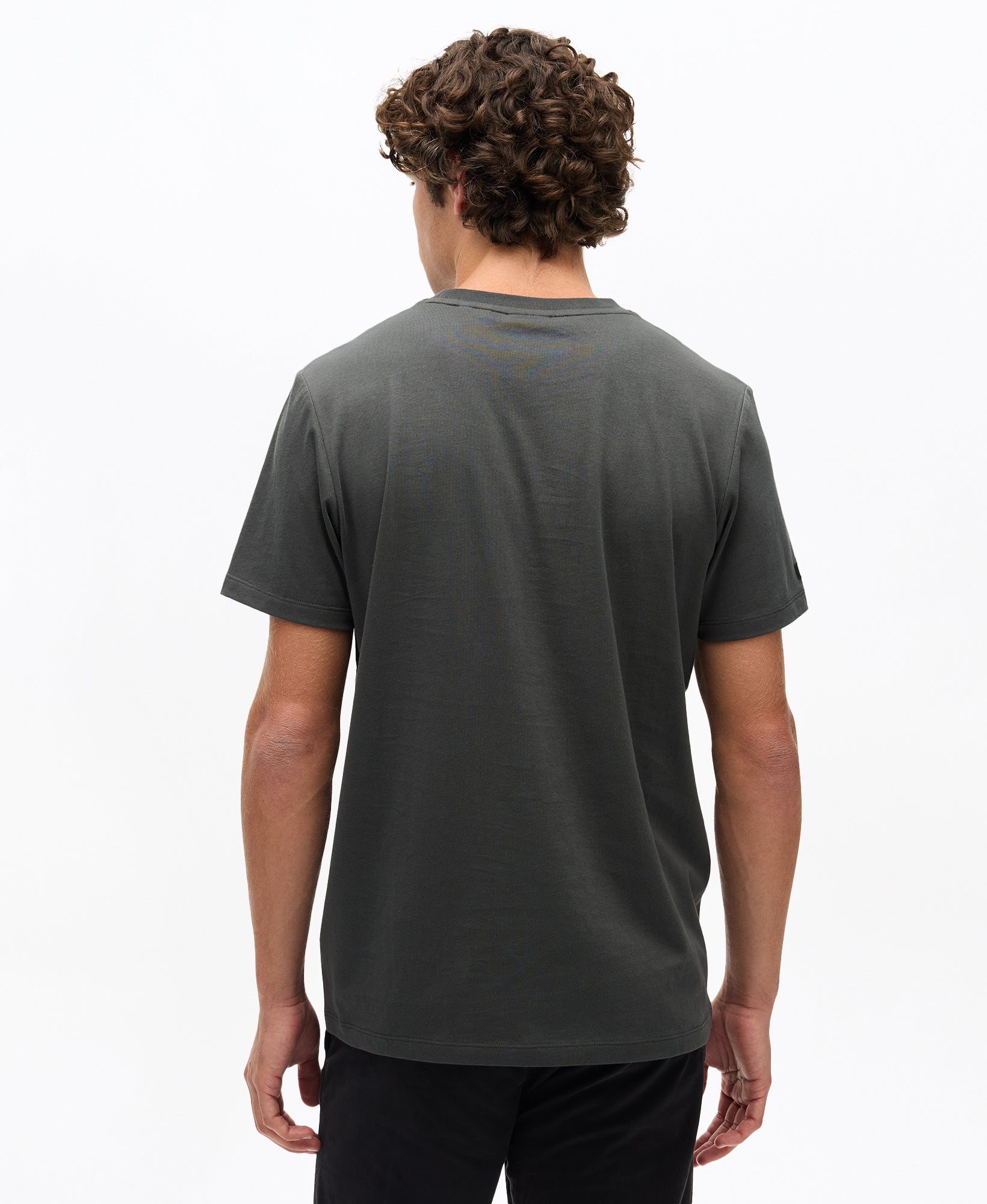 Tattoo Script Graphic Tee | Washed Black