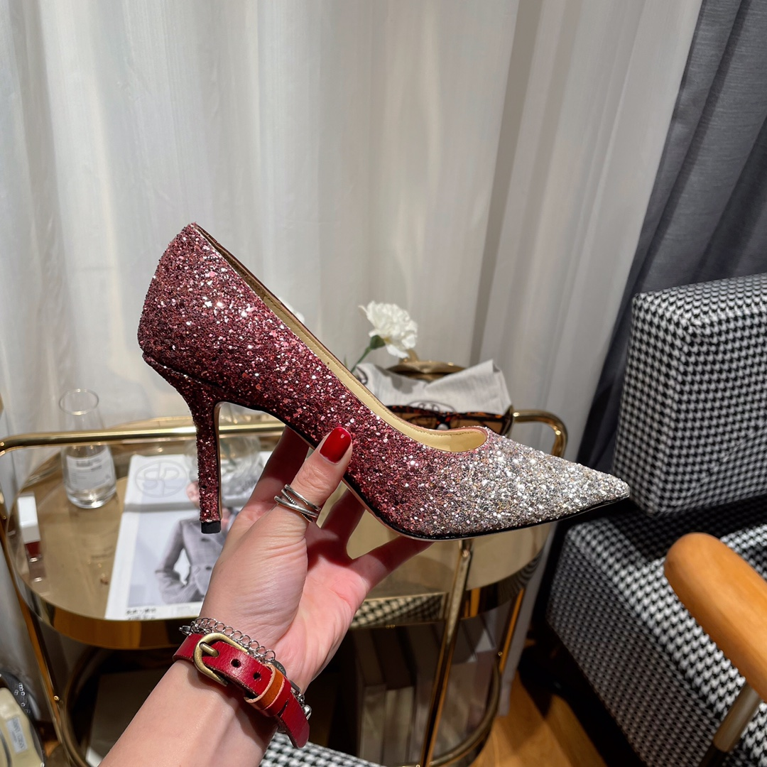 Jimmy Choo Love Flat cusp  Slide Sandal (Replica)