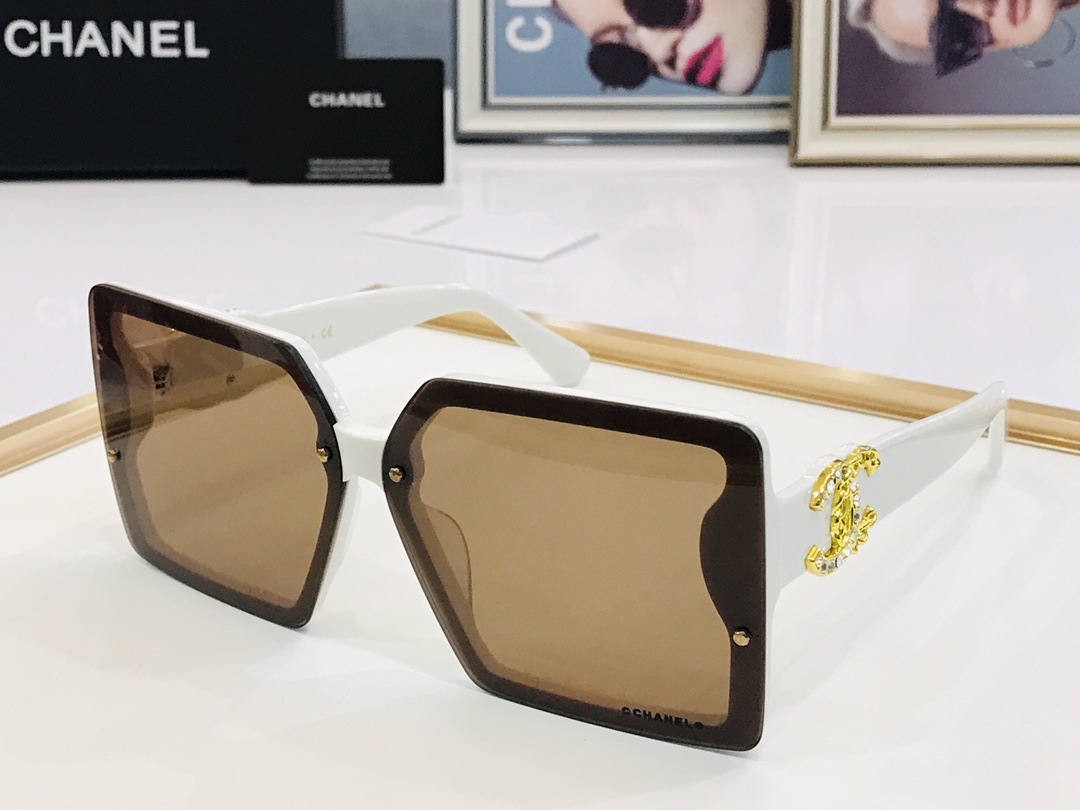 TOP CHANEL MODEL For All Face Shapes Sunglasses - Seven Colors