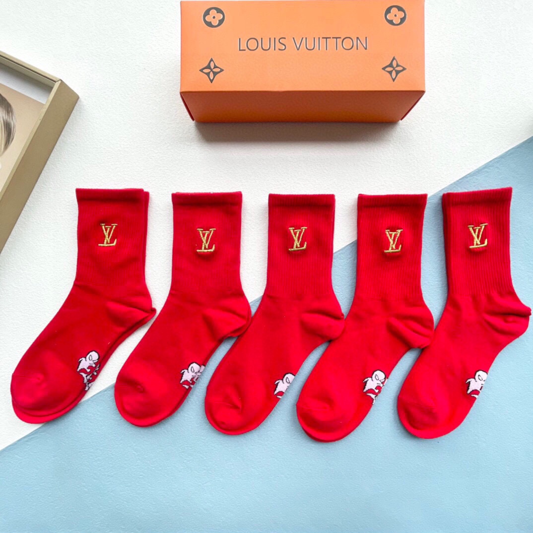 TOP Louis Vuitton LV LV European And American Famous Brand Stockings