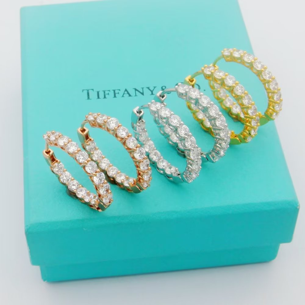 TOP Tiffany & Co. Diamond Earrings - 3 Colors