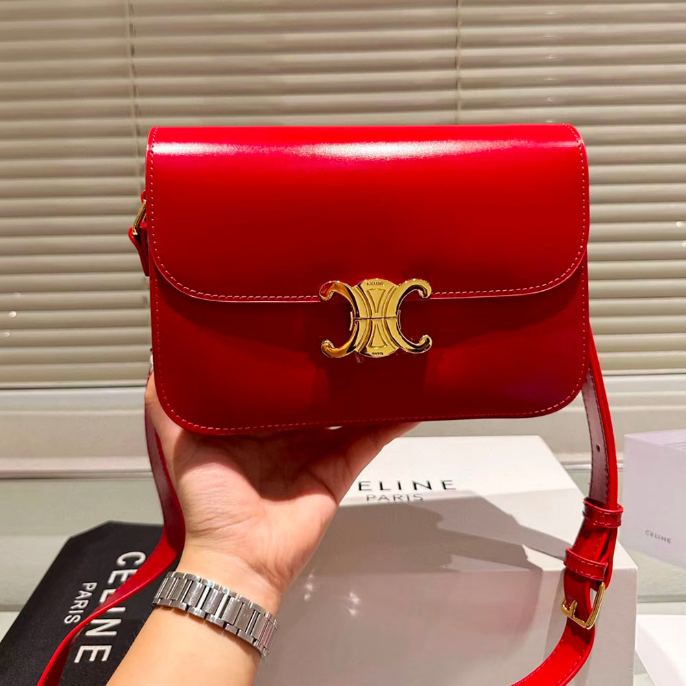CELINE Triomphe Shoulder Bag Small&Medium(Replica)