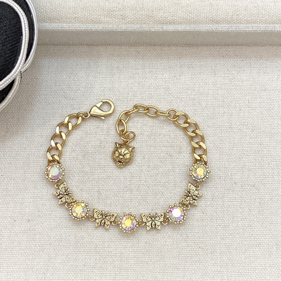 TOP GUCCI GG Bracelet - Gold