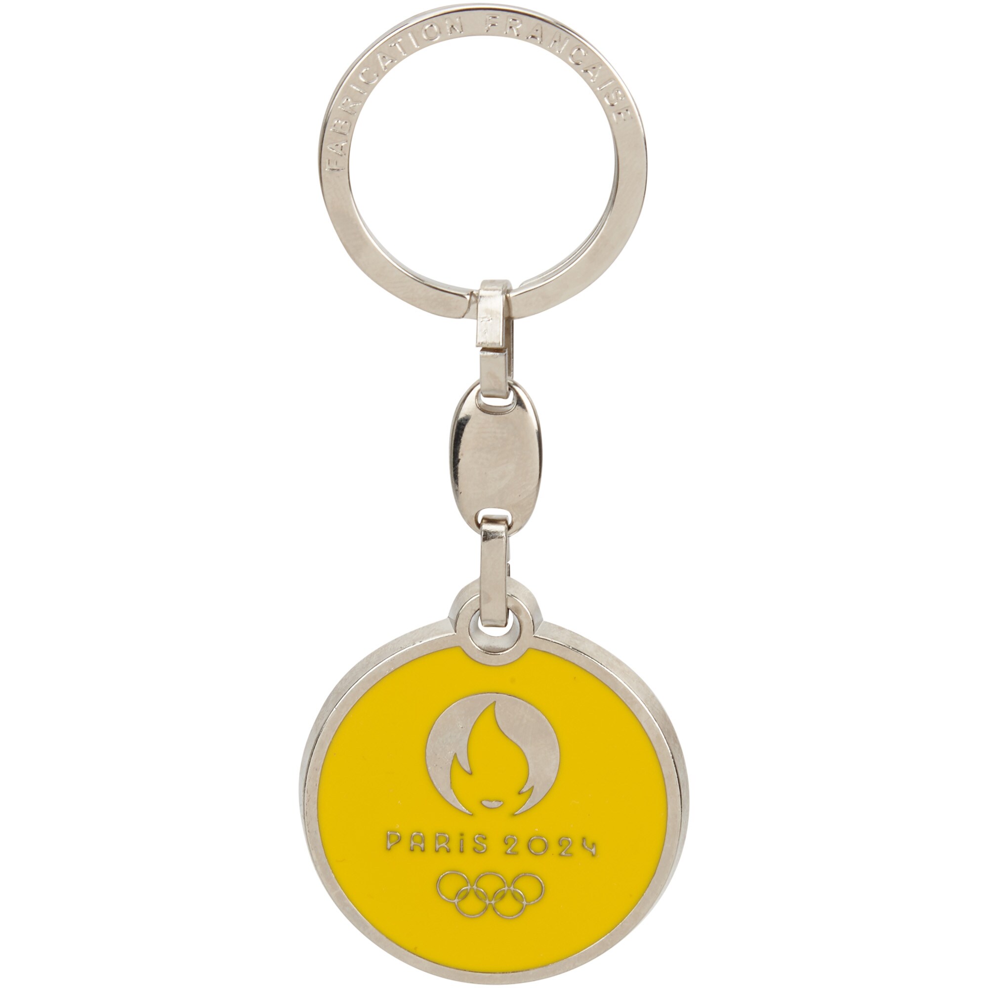 Paris 2024 Olympics Keyring - Made in France - Yellow