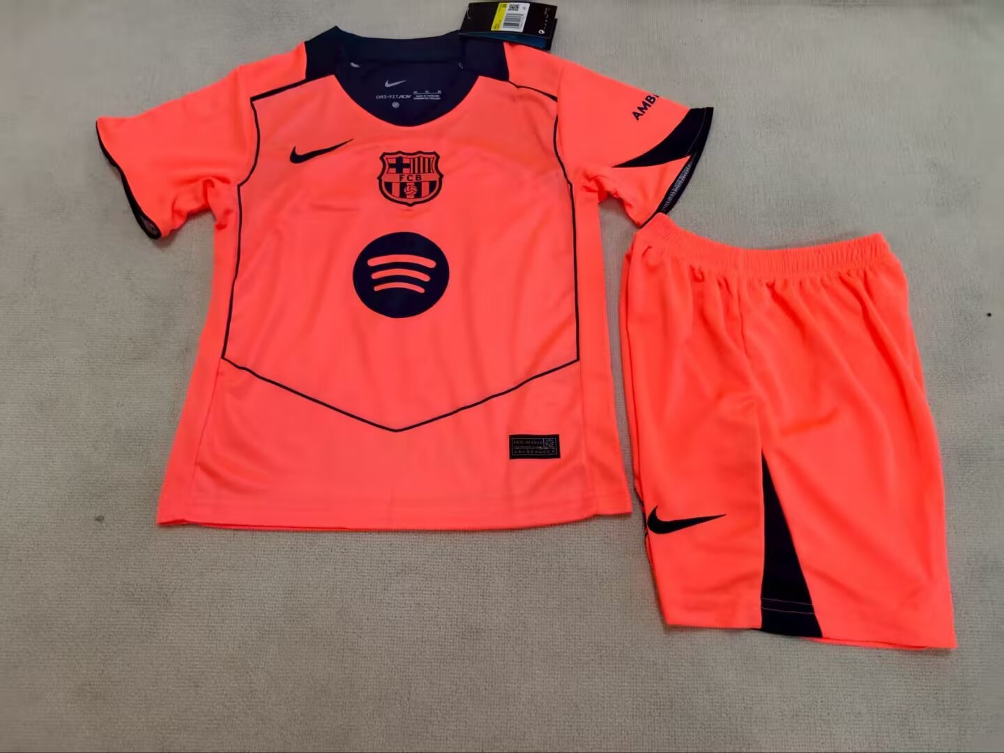 2025/2026 Barcelona Third Away Football Shirt 1:1 Thai Quality Kids Size