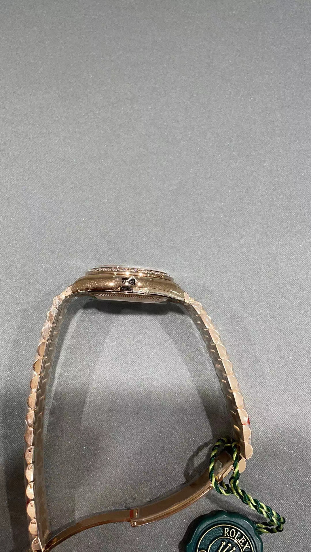 TOP ROLEX  White Fritillary Dial Watch 31mm - Rose Gold