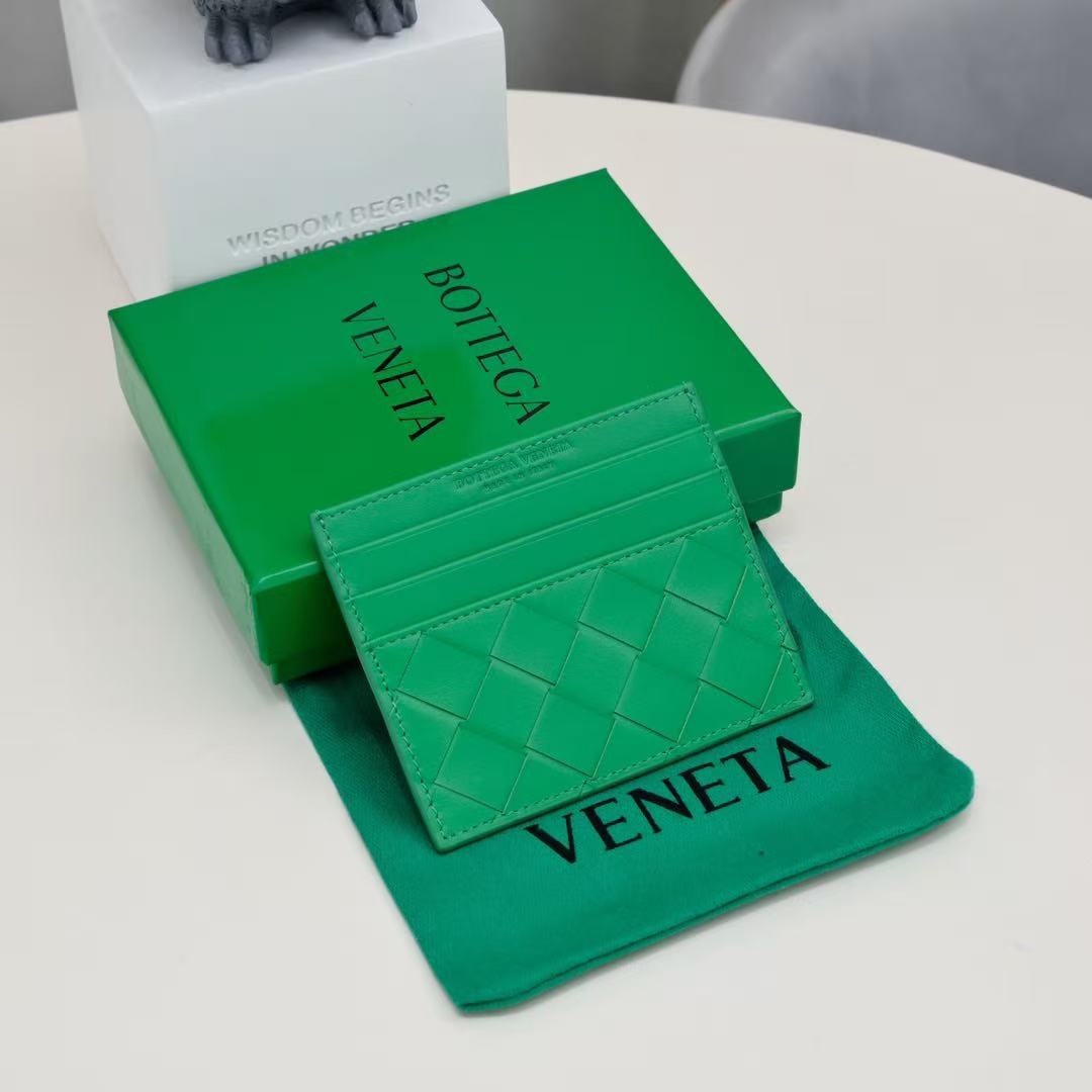 Bottega Veneta Intrecciato Credit Card Case (Replica)