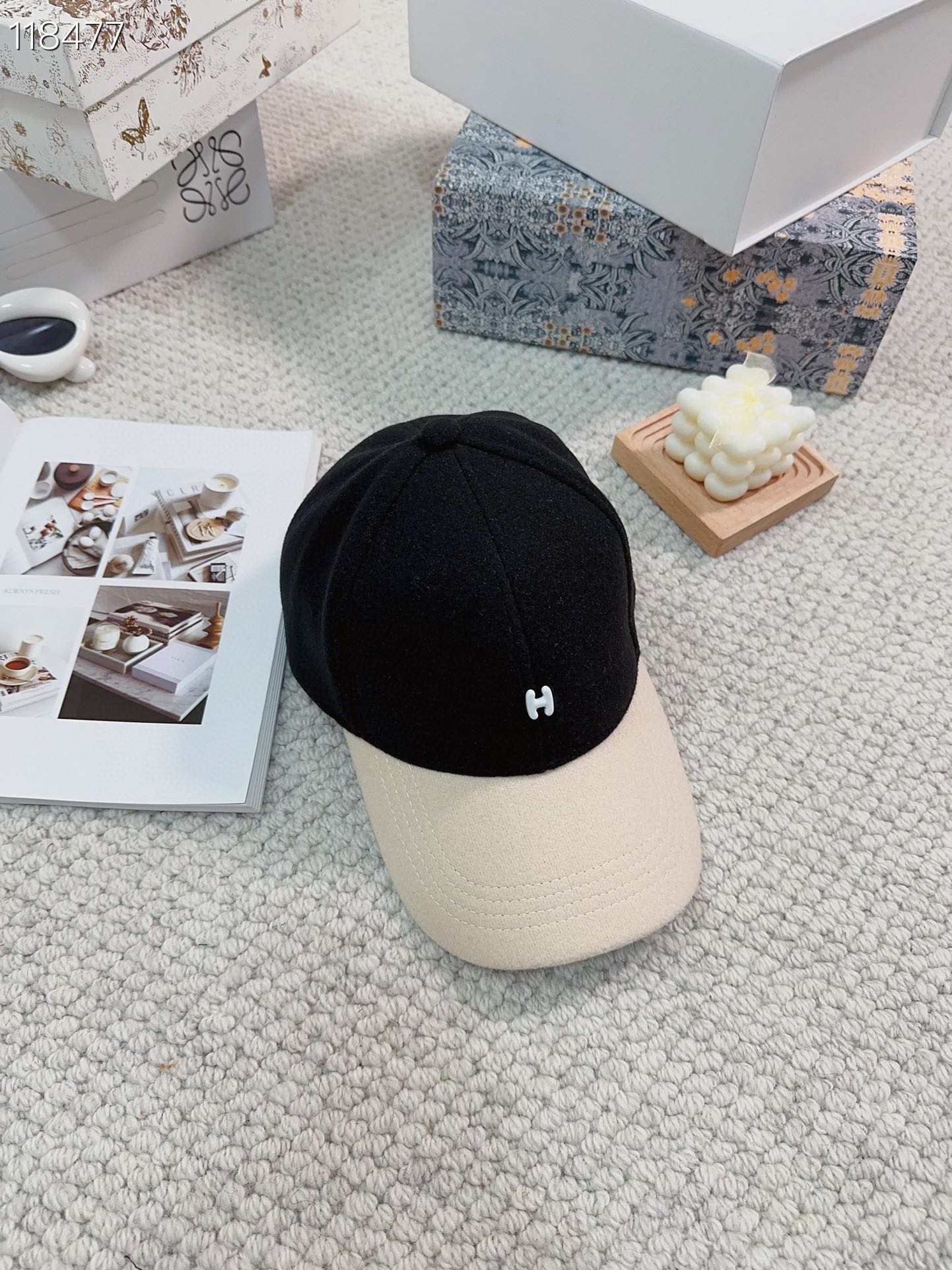 TOP HERMES Couple Model Adjustable Baseball Cap - 4 Colour