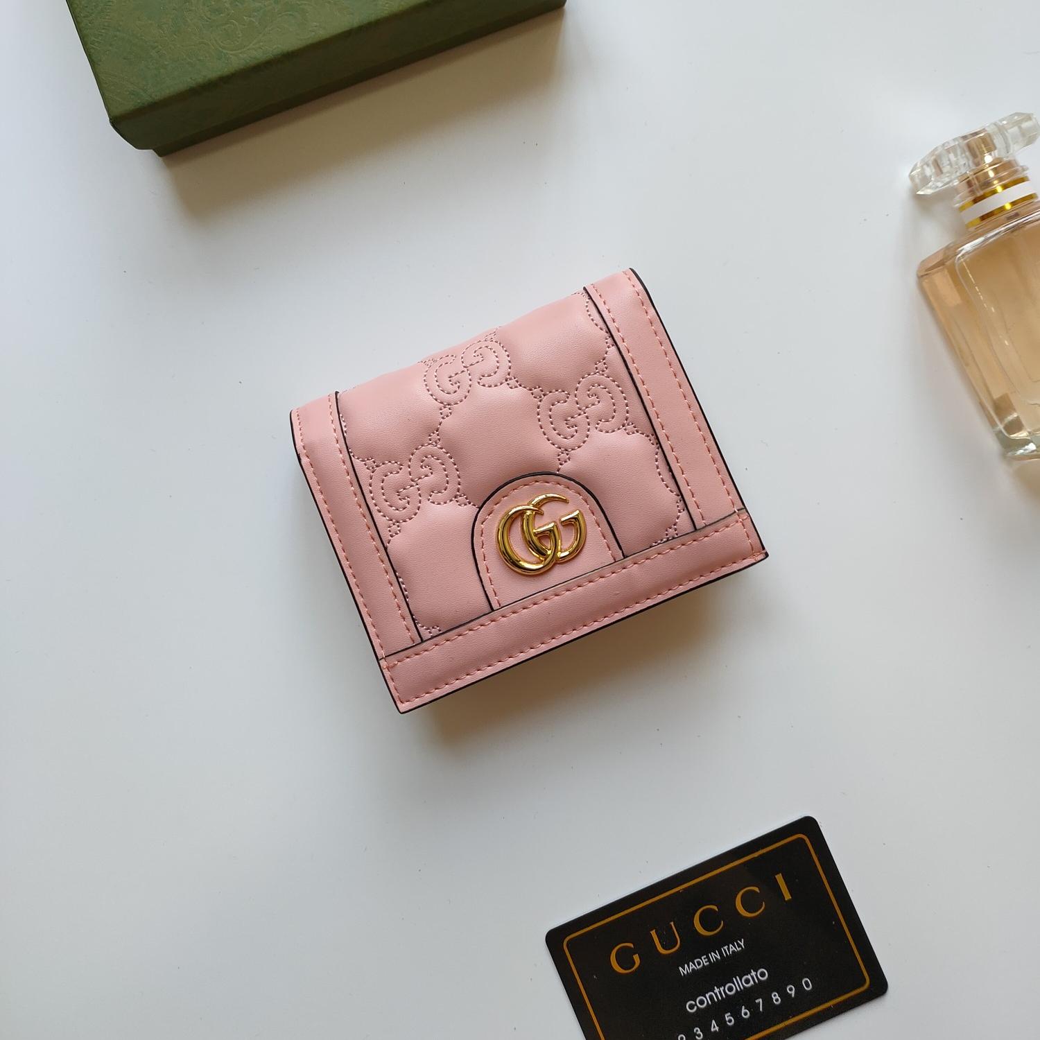 Gucci Unisex GG Marmont Card Case Wallet