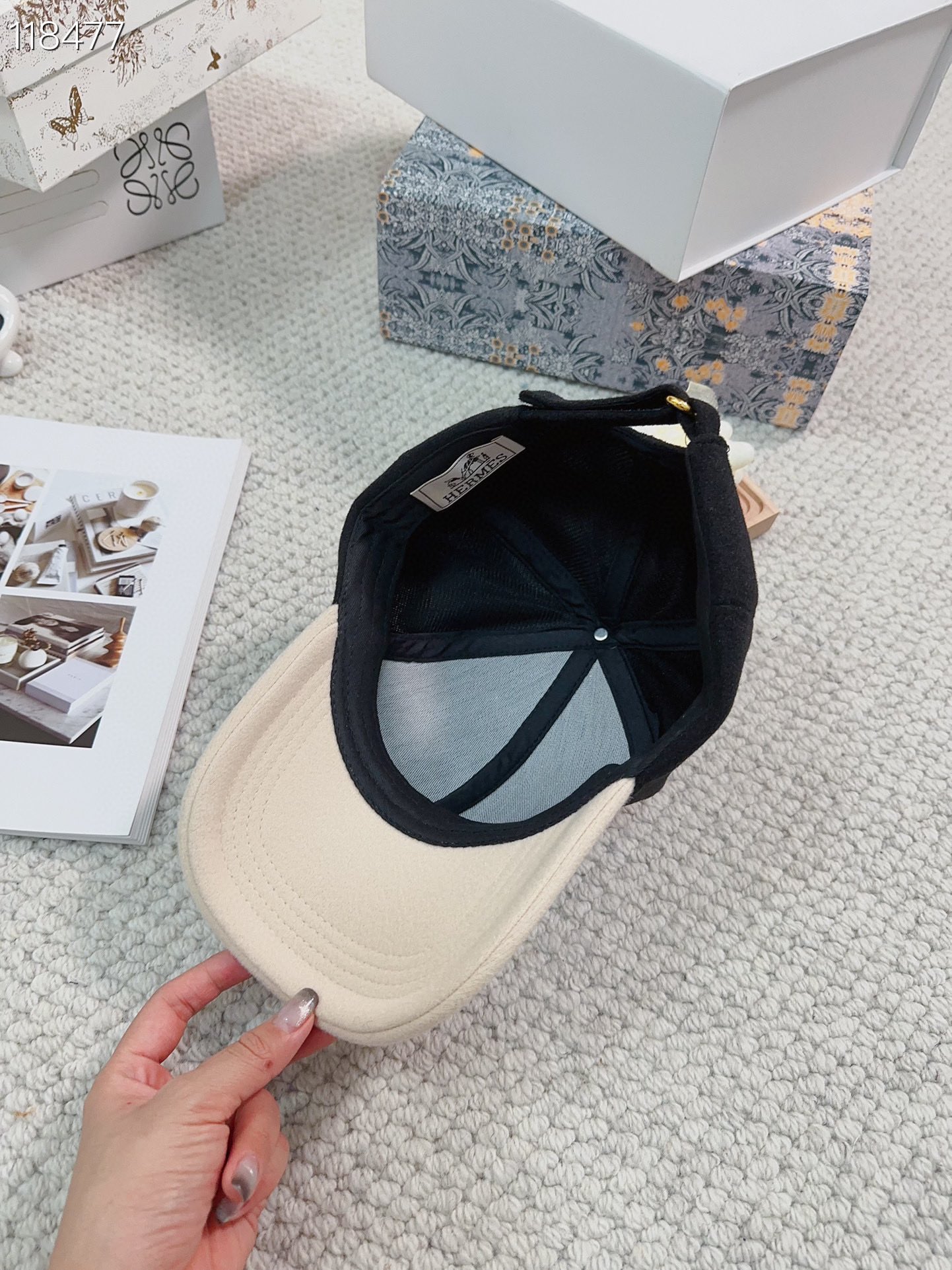 TOP HERMES Couple Model Adjustable Baseball Cap - 4 Colour