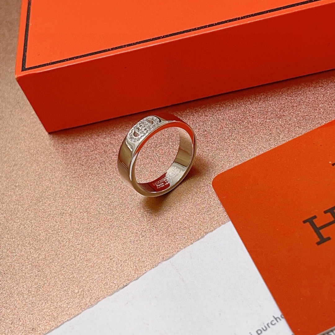 TOP HERMES Rings - Sliver