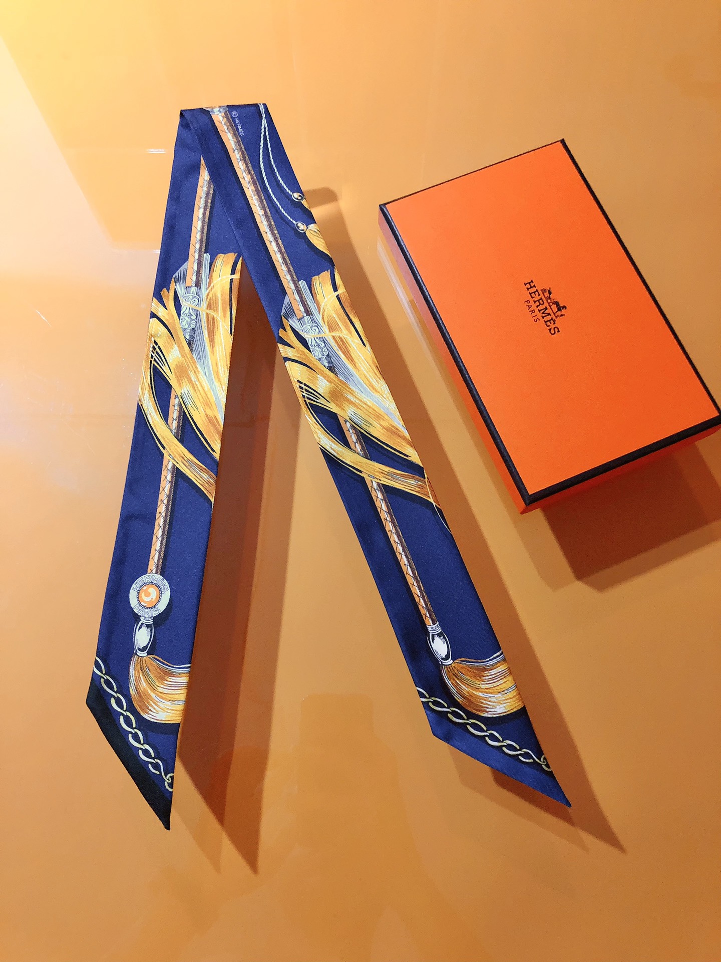 TOP HERMES Cavalcades Twilly scarf 5x86cm - 4 Color