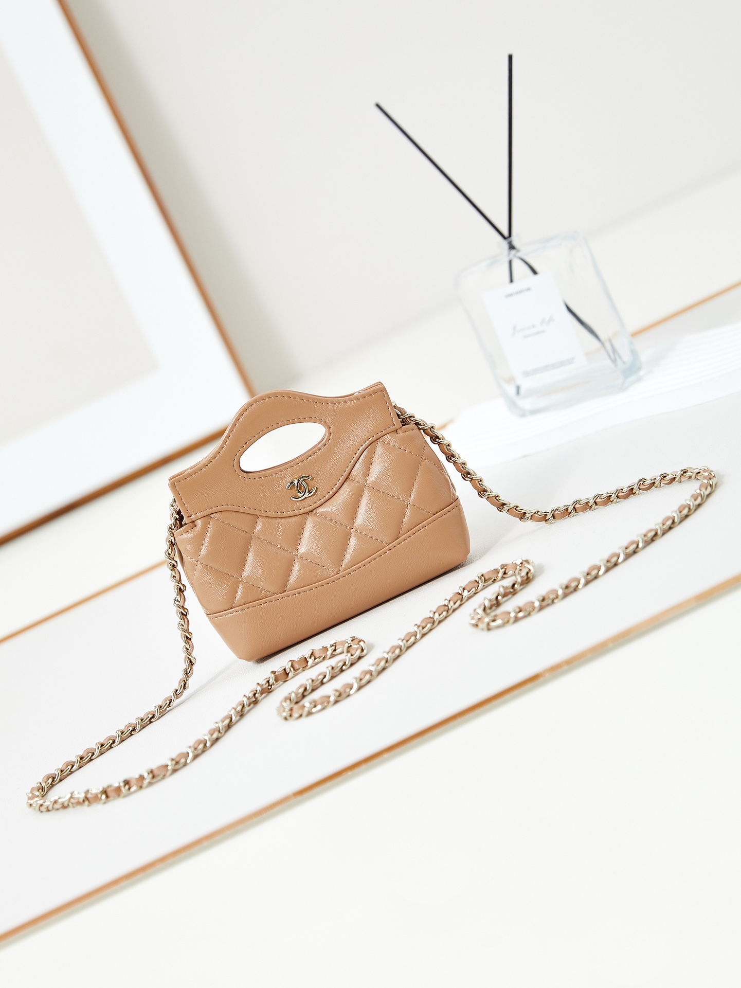 TOP CHANEL 31 Hobo Bag Mini 12x13x4cm - 5 Color