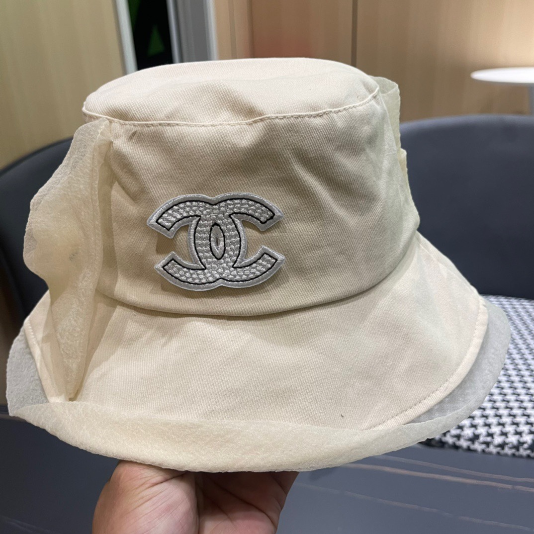 TOP CHANEL Versatile Fisherman Hat - 2 Colour