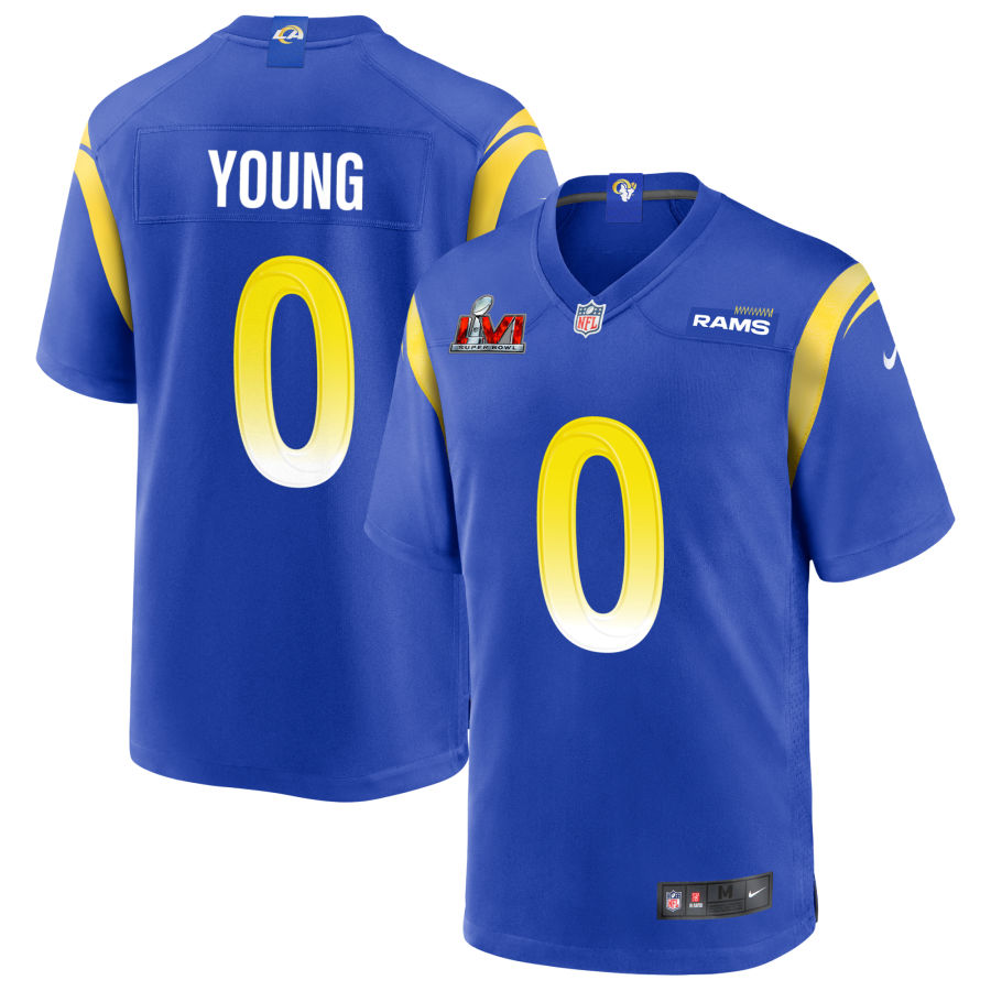 Byron Young Los Angeles Rams  Super Bowl LVI Game Jersey - Royal
