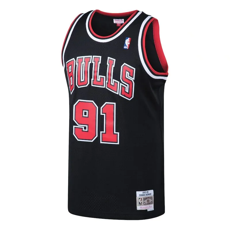 Chicago Bulls Rodman 91 Black MN