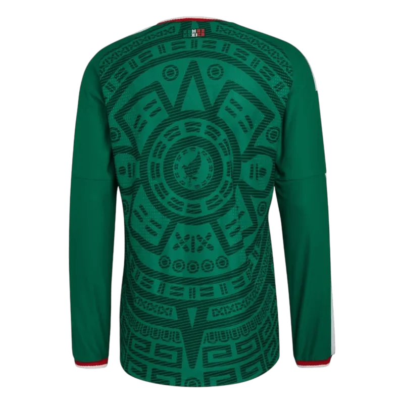 Mexico Home Long Sleeve Player Version Jersey World Cup 2026