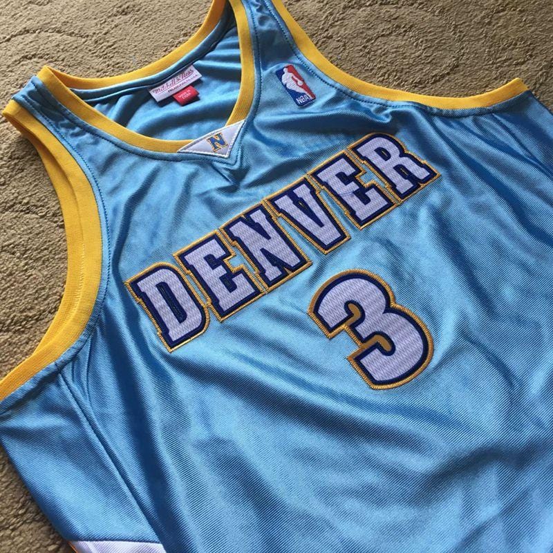 Allen Iverson Denver Nuggets Throwback Jersey