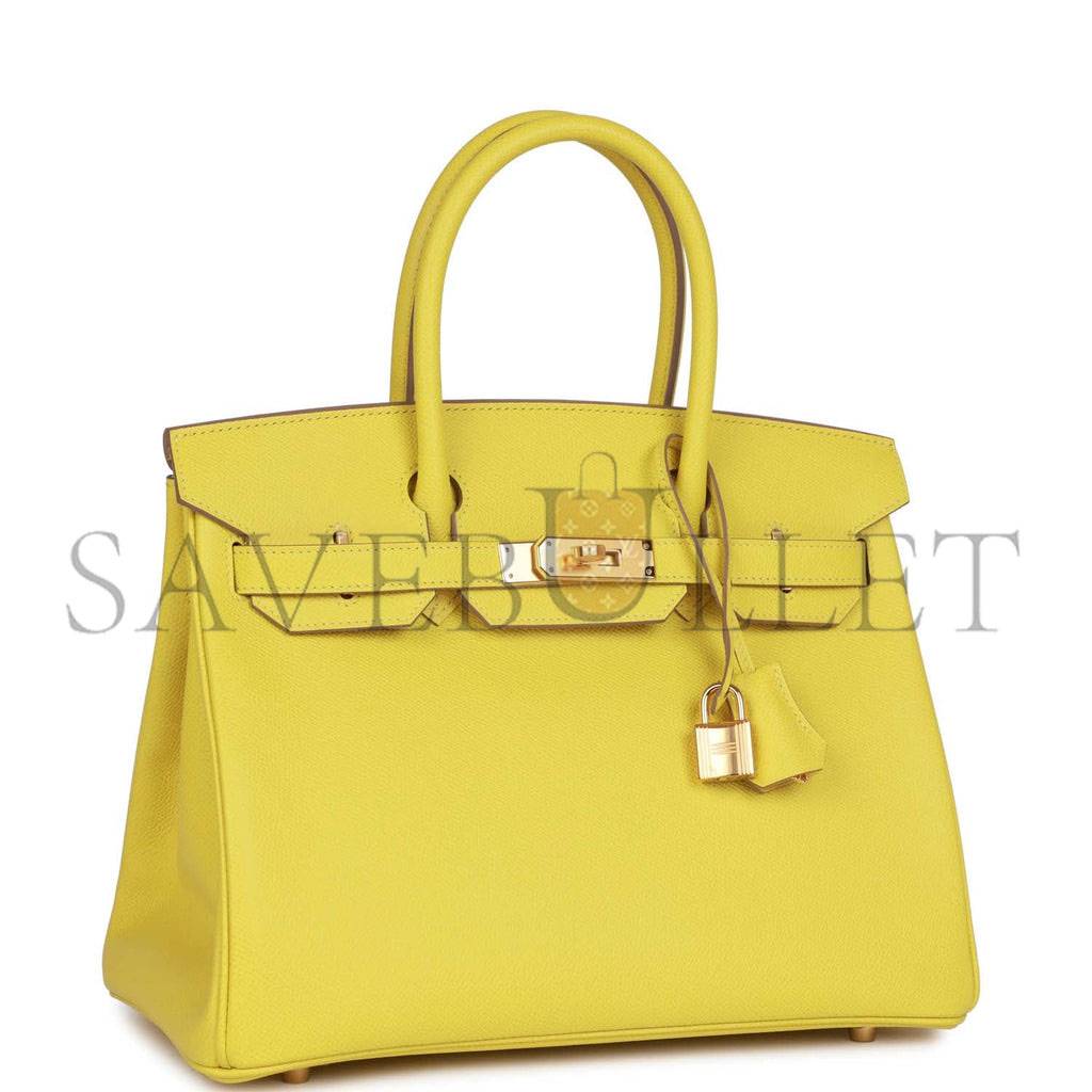 HERMES BIRKIN 30 EPSOM GOLD HARDWARE (30*22*16cm)