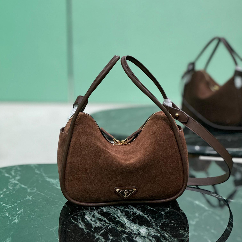 Prada Darling Suede Handbag (10A Mirror Version)